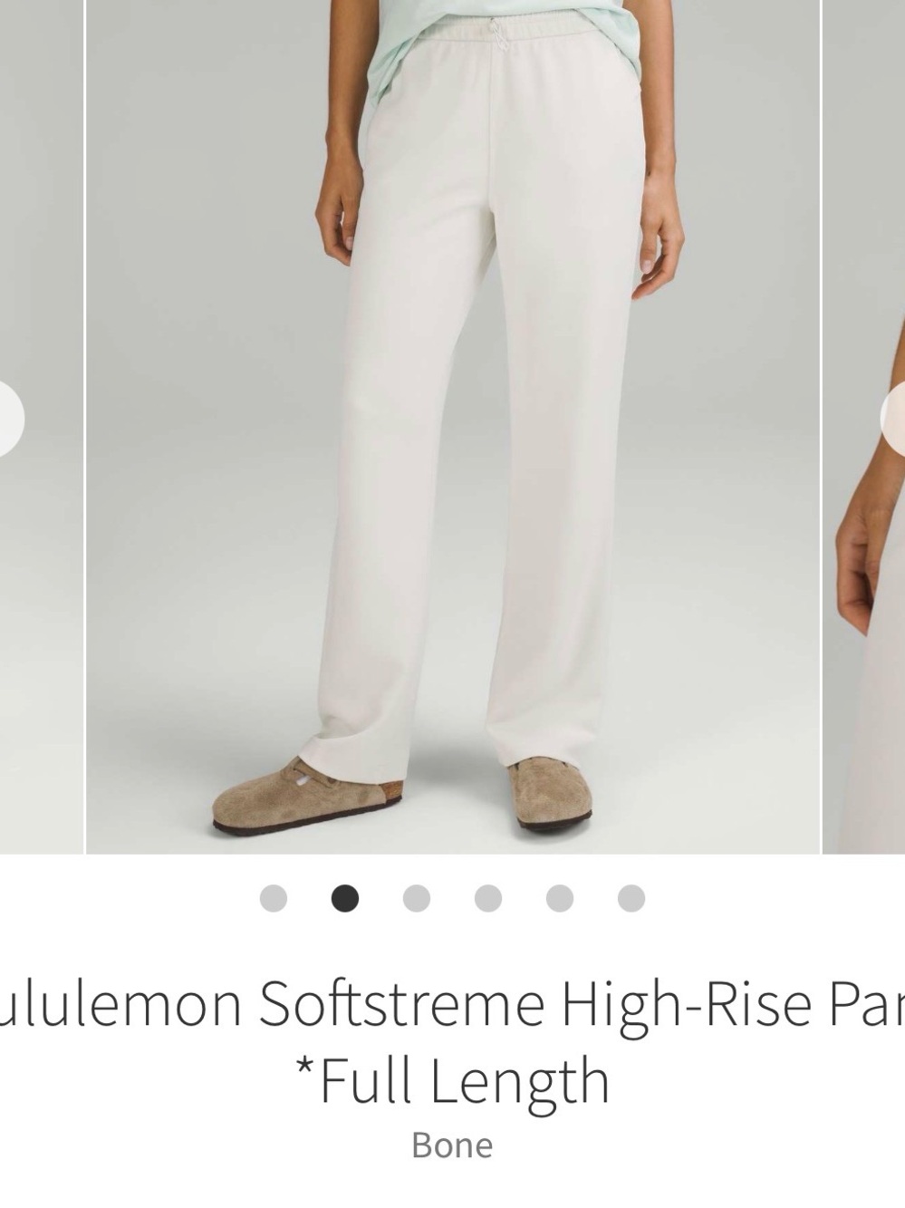 lululemon athletica Men's White Performance Stretch Pants